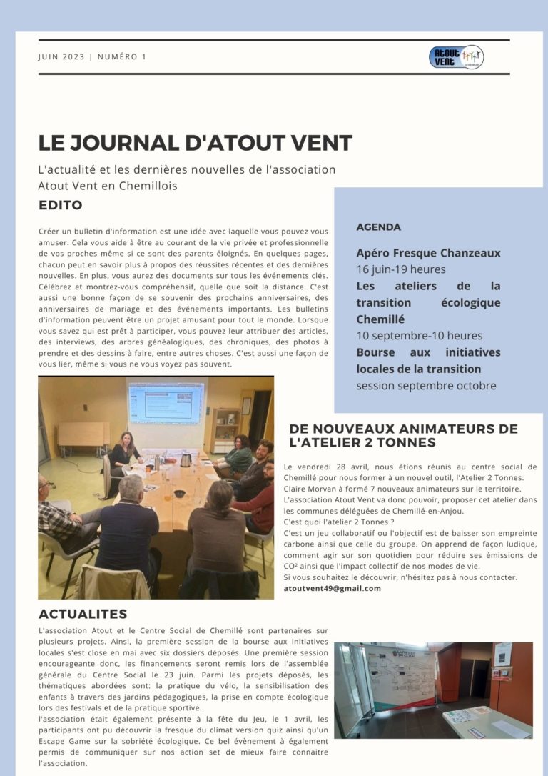 Infolettre Juin 2023
